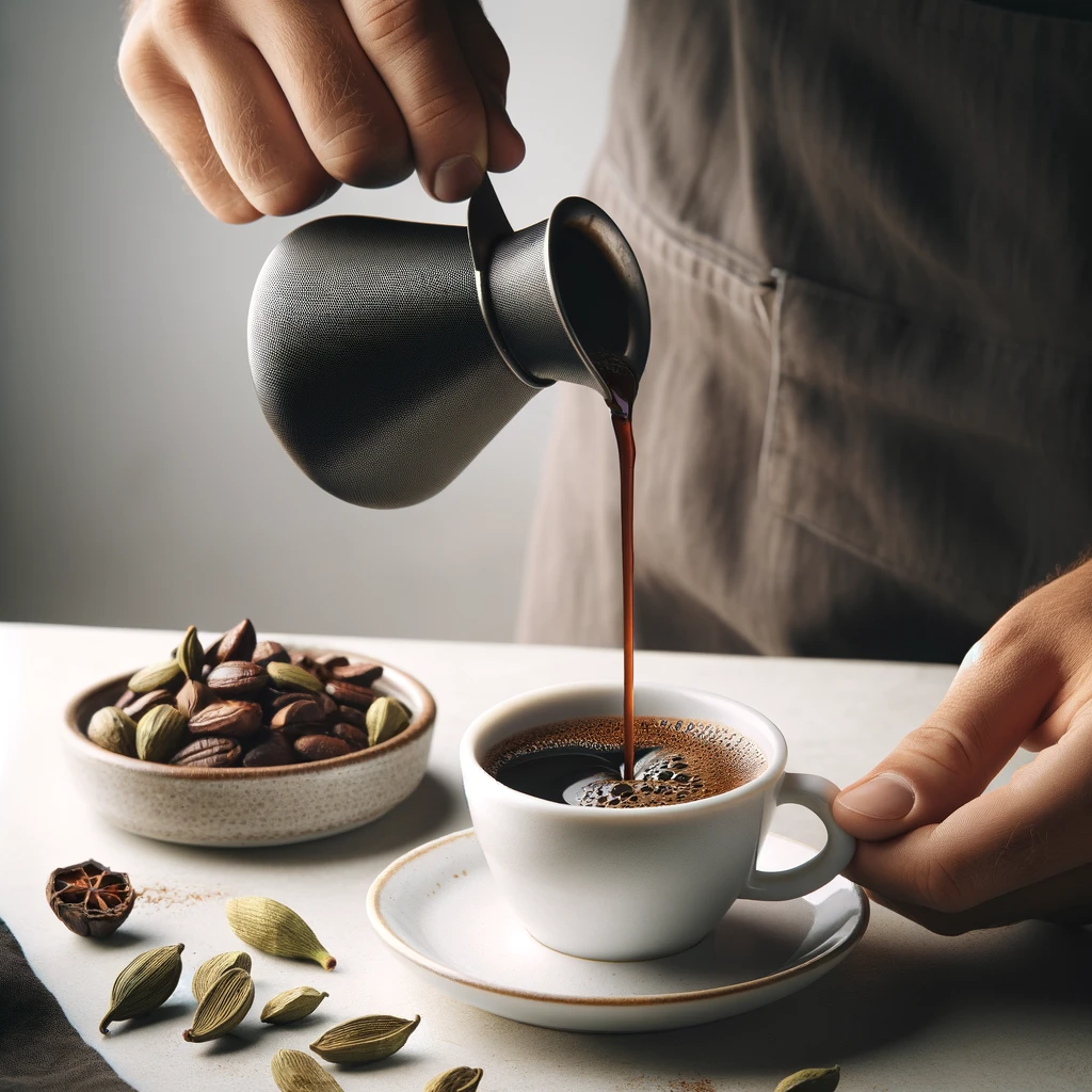 קפה טחון עם הל